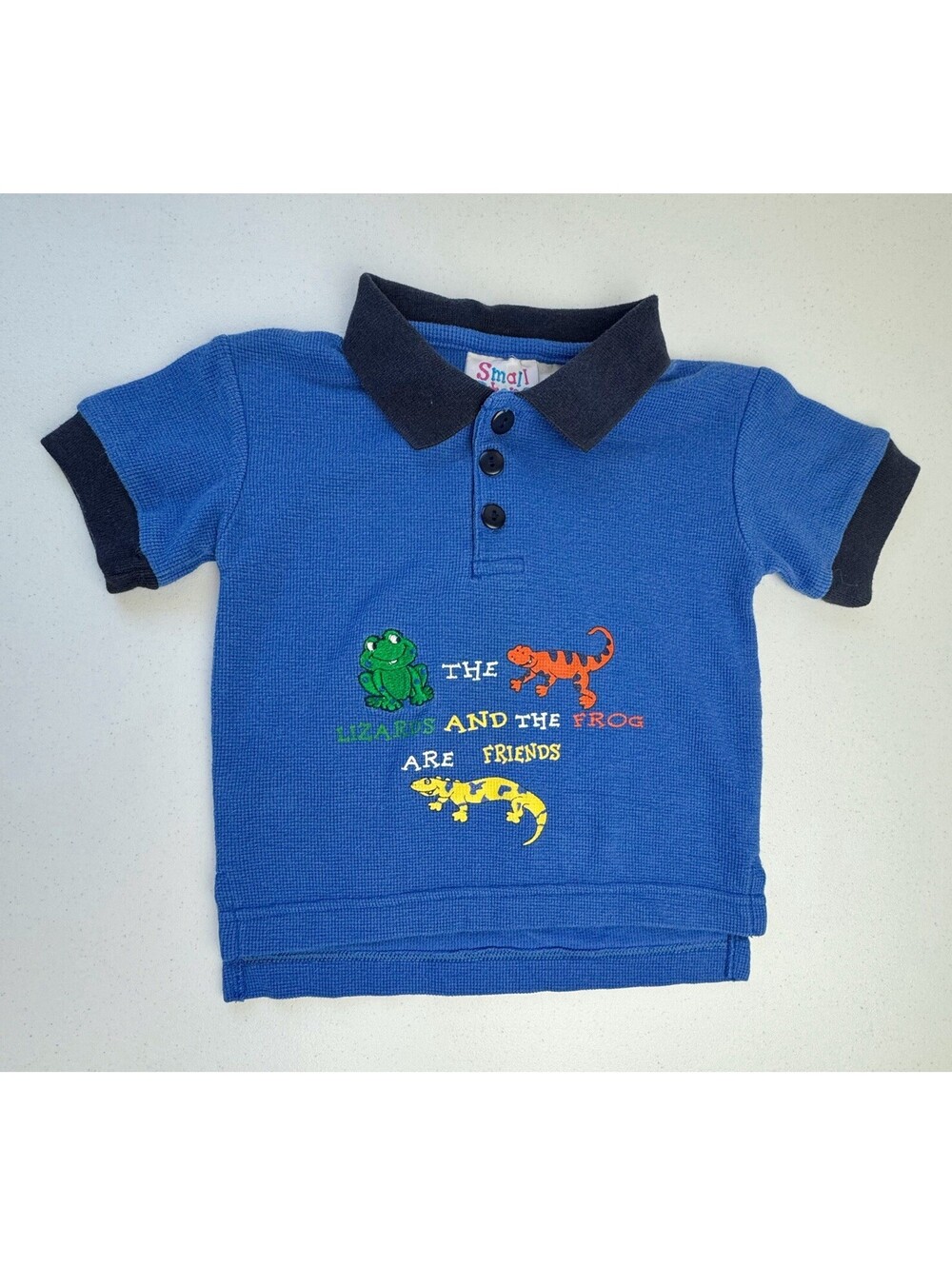 Small Steps Y2K Lizard/ Frog Polo 18 Months